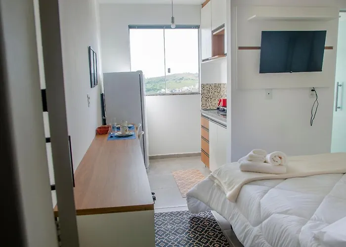 Studio 900M Do Centro, Predio Com Piscina, Sauna E Academia